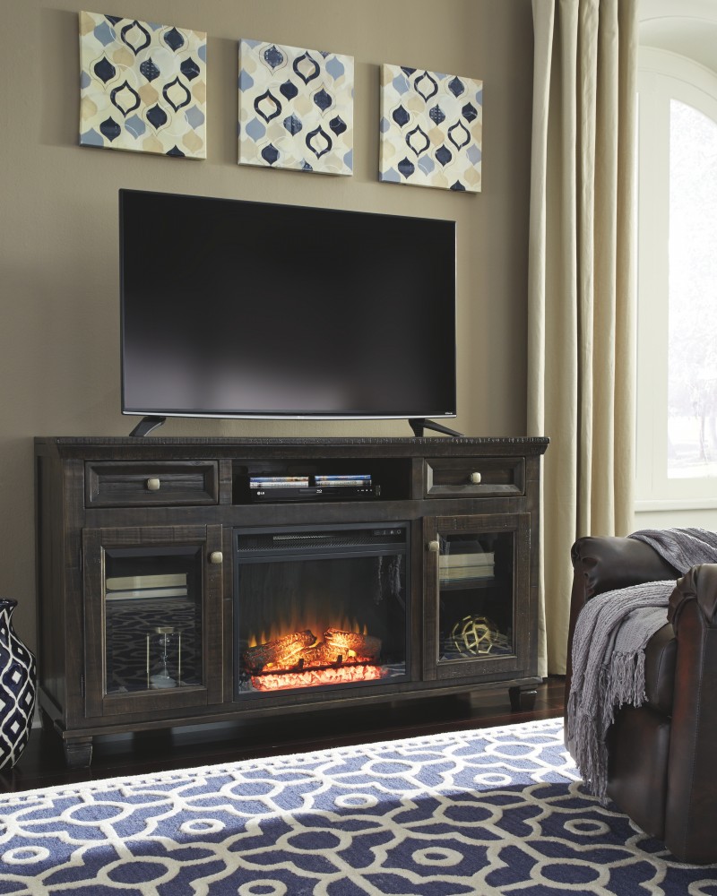 Townser 62" TV Stand with Electric Fireplace townser tv stand with fireplace 0