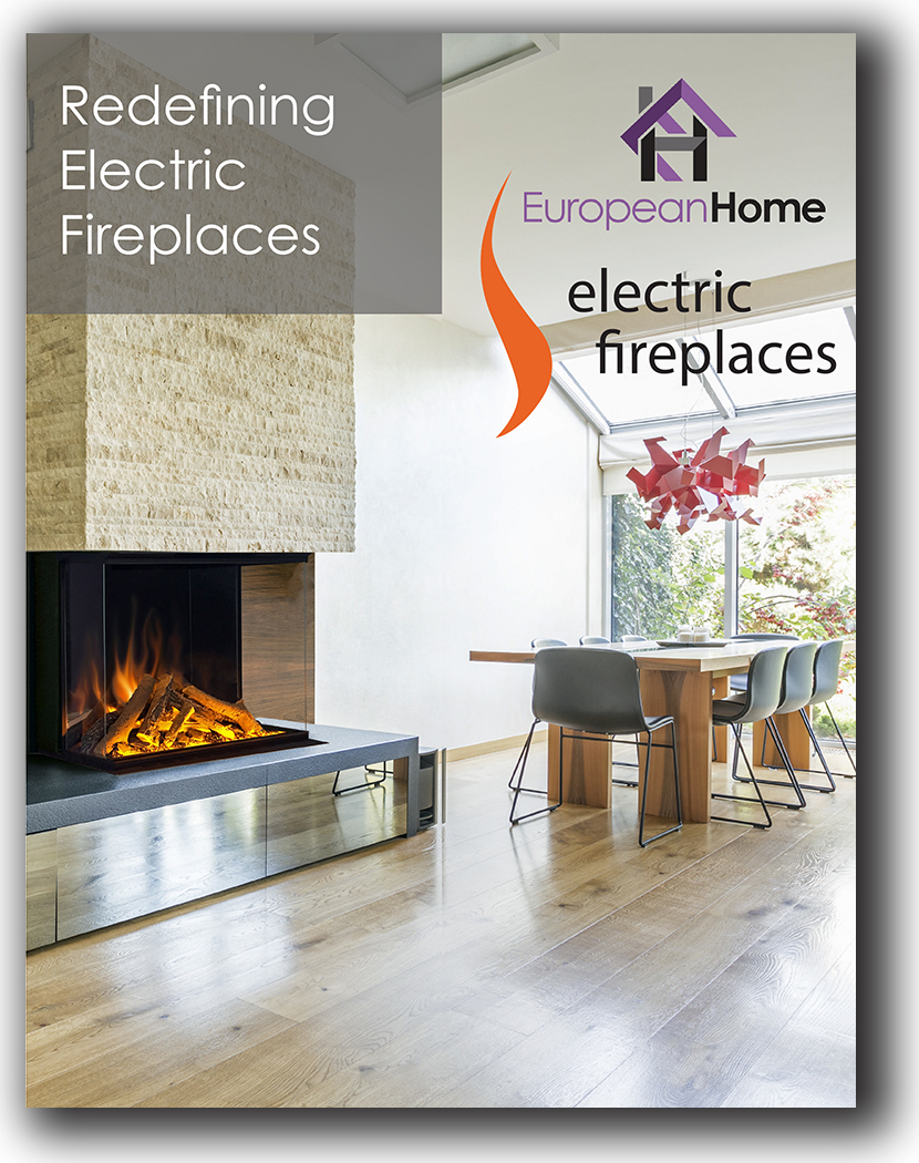 Digital Fireplace Brochures European Home Electric Brochure Shadow