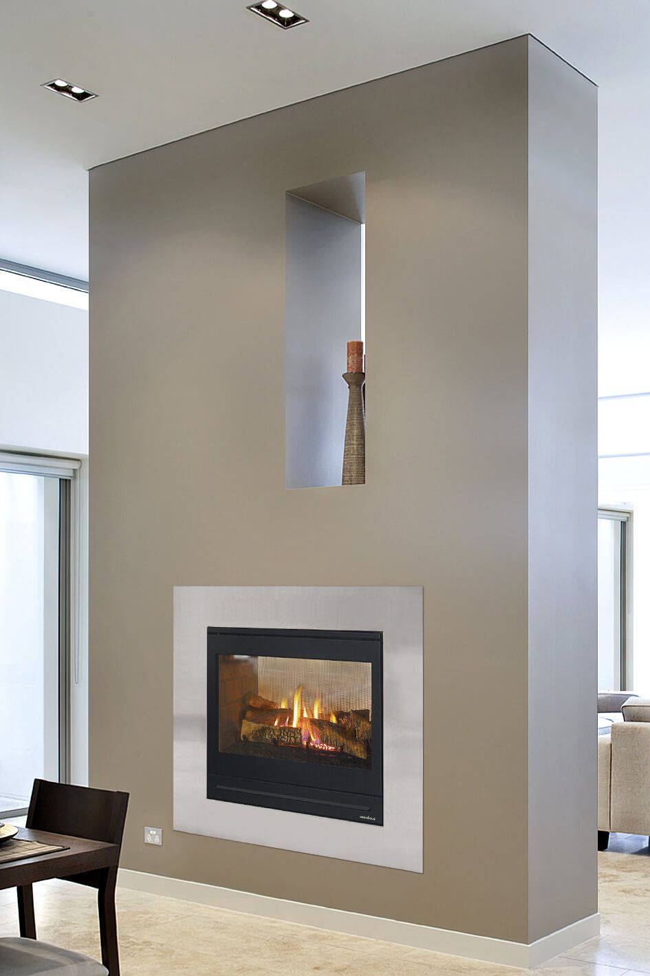 Two Sided Electric Fireplace Luxury Heat & Glo Double Sided Fireplace Fireplace Corner