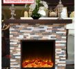 Two Sided Electric Fireplace Luxury Modern Fashion Imitation Color Brick Electric Fireplace with