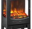 Two Sided Electric Fireplace Unique Kealive Electric Fireplace 1500w Powerful Stove Heater Freestanding Electric Stove 3d Realistic Log Flame Electric Heater Glass Sides and Sturdy