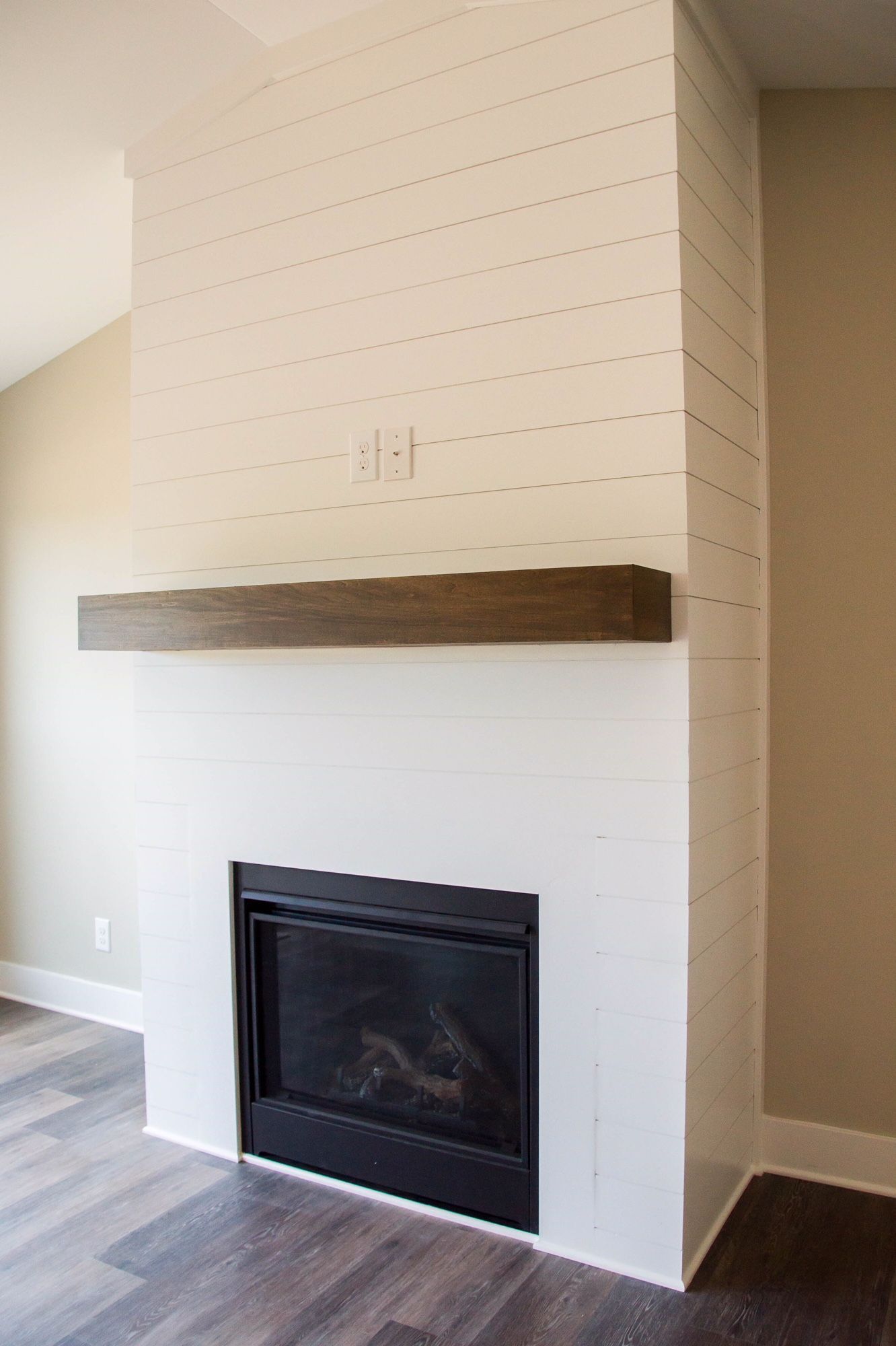Shiplap Fireplace makes me warm and fuzzy inside 1aee5159c dab6e6dae6bb05b0c