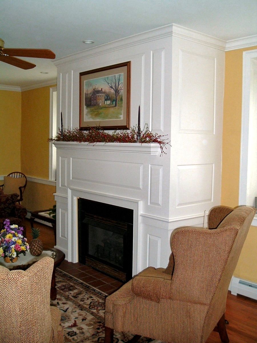 Wall Units with Fireplace New Custom Raised Panel Fireplace Surround by D C Nauman