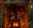 Where to Buy Fireplace Hearth Stone Luxury Wood Burning Stove In A Stone Fireplace Stock
