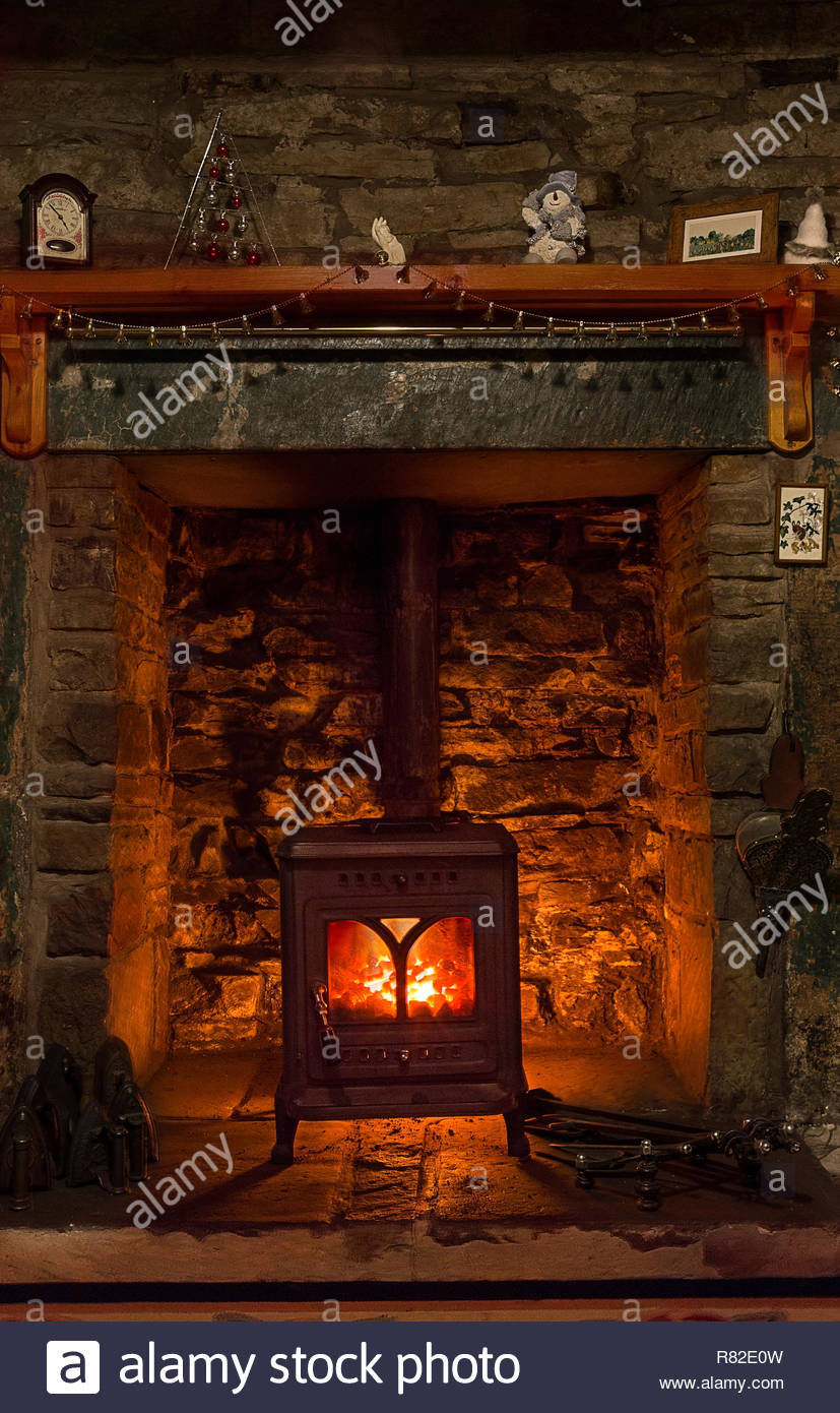 Where to Buy Fireplace Hearth Stone Luxury Wood Burning Stove In A Stone Fireplace Stock