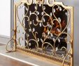 Wrought Iron Fireplace Screens Beautiful Crystal Fireplace Screen