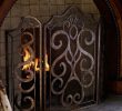 Wrought Iron Fireplace Screens Beautiful Scroll Fireplace Screen