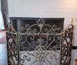 Wrought Iron Fireplace Screens Best Of Fireplace Screen Wrought Iron Scrolly French Country Paris