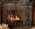 Wrought Iron Fireplace Screens New French Scroll Old World Antique Gold Iron Fireplace Screen 5 Panel 62"w