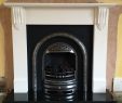 Arch Fireplace Door Luxury Traditional Fireplace with Limestone Mantle & Full Remote