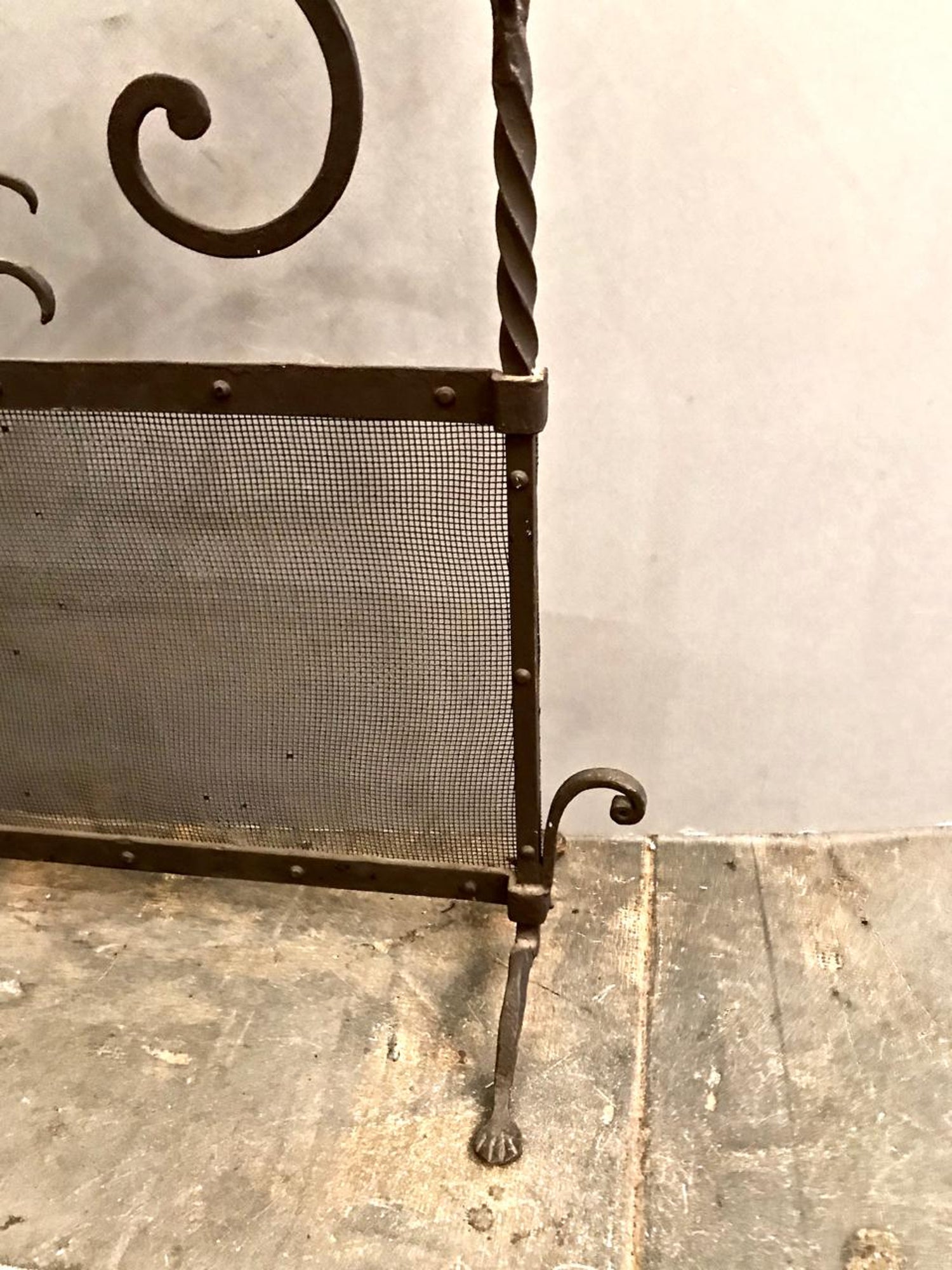 Art Deco Fireplace Screen Awesome Art Deco forged Iron Fireplace Screen at 1stdibs