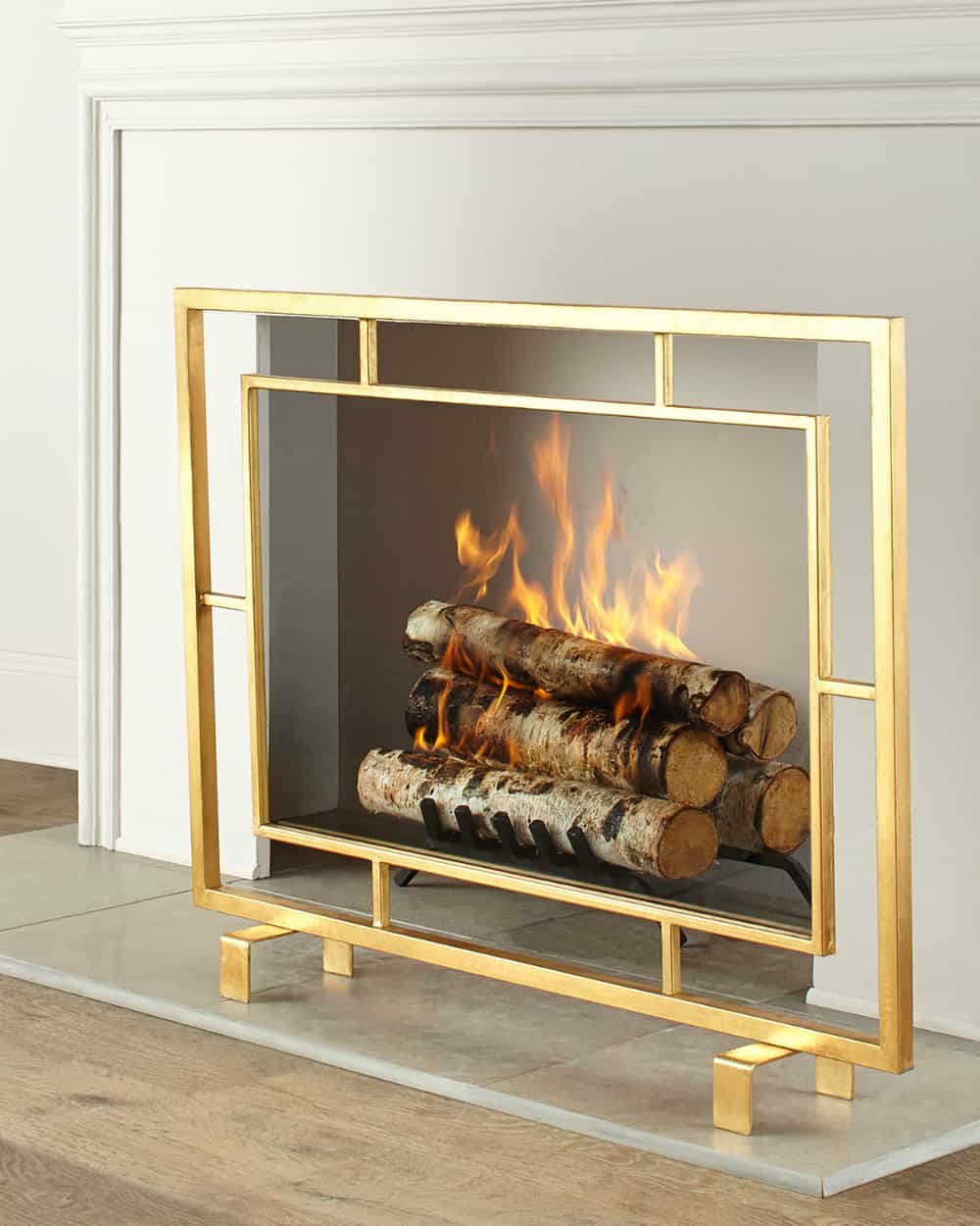 Art Deco Fireplace Screen Lovely Light Up Your Fire with these Modern Fireplace tools