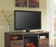 Ashley Fireplace Tv Stand Awesome Quinden Dark Brown Tv Stand with Led Fireplace