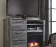 Ashley Fireplace Tv Stand Fresh Baystorm Gray Media Chest with Fireplace Insert