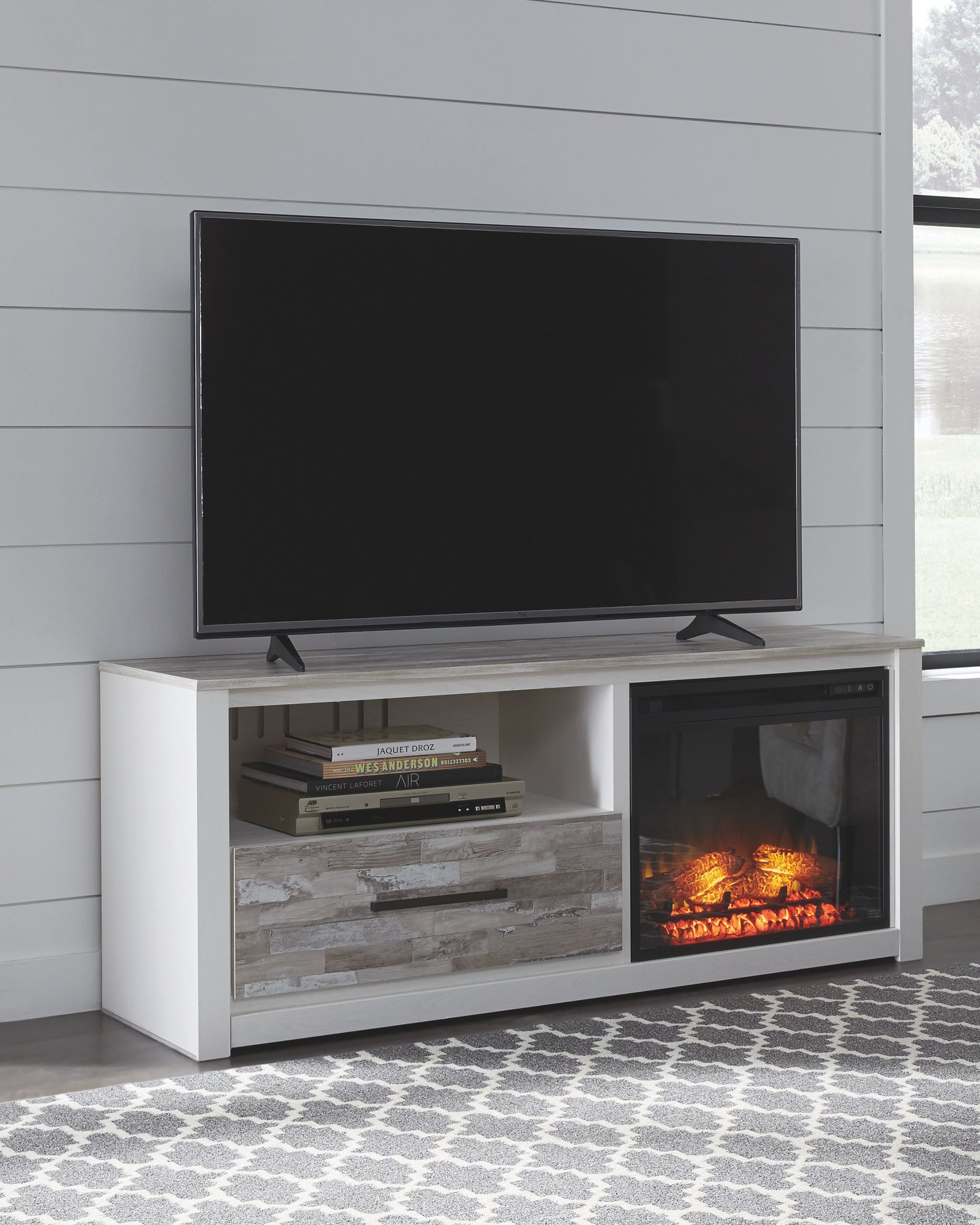 Evanni 59" TV Stand with Electric Fireplace Multi 77a1b403cc fc5ccfa1b