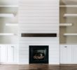 Boulevard Fireplace Awesome Modern Rustic White Shiplap Fireplace Featuring Dark Stained