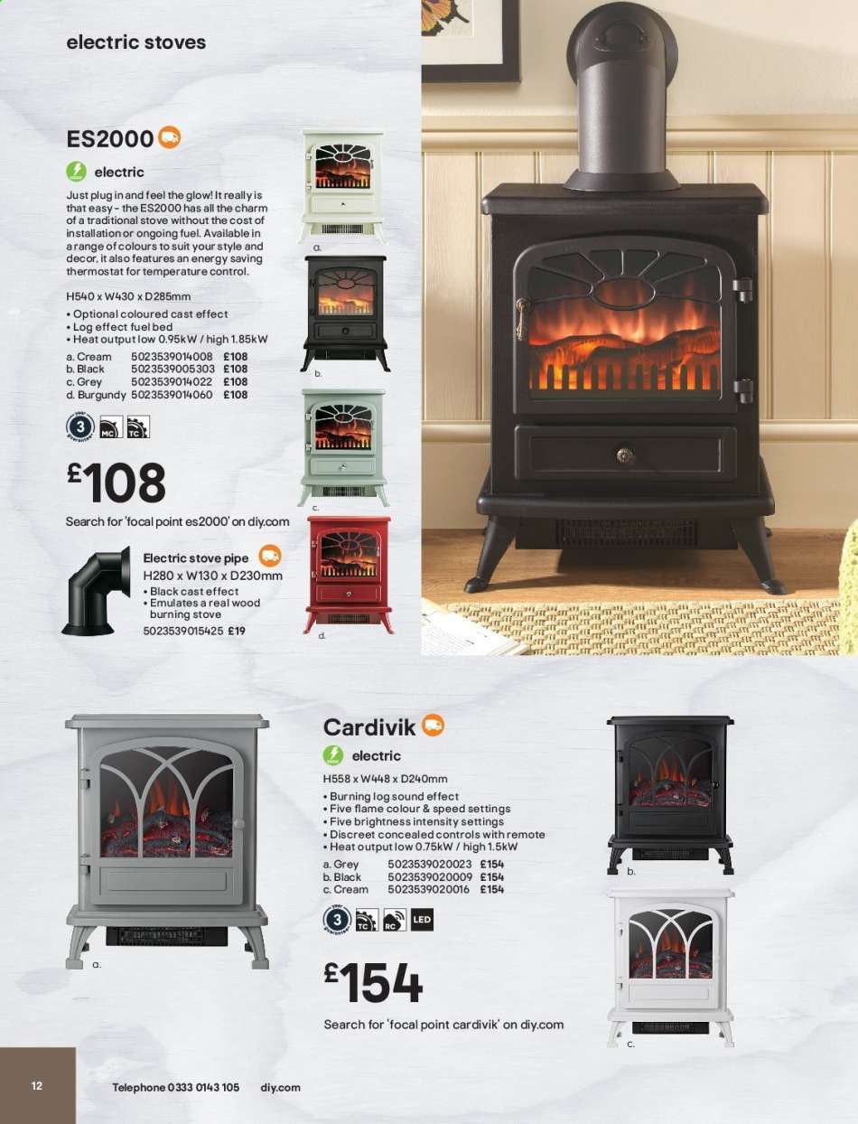 Charm Glow Electric Fireplace Best Of B&q Offer