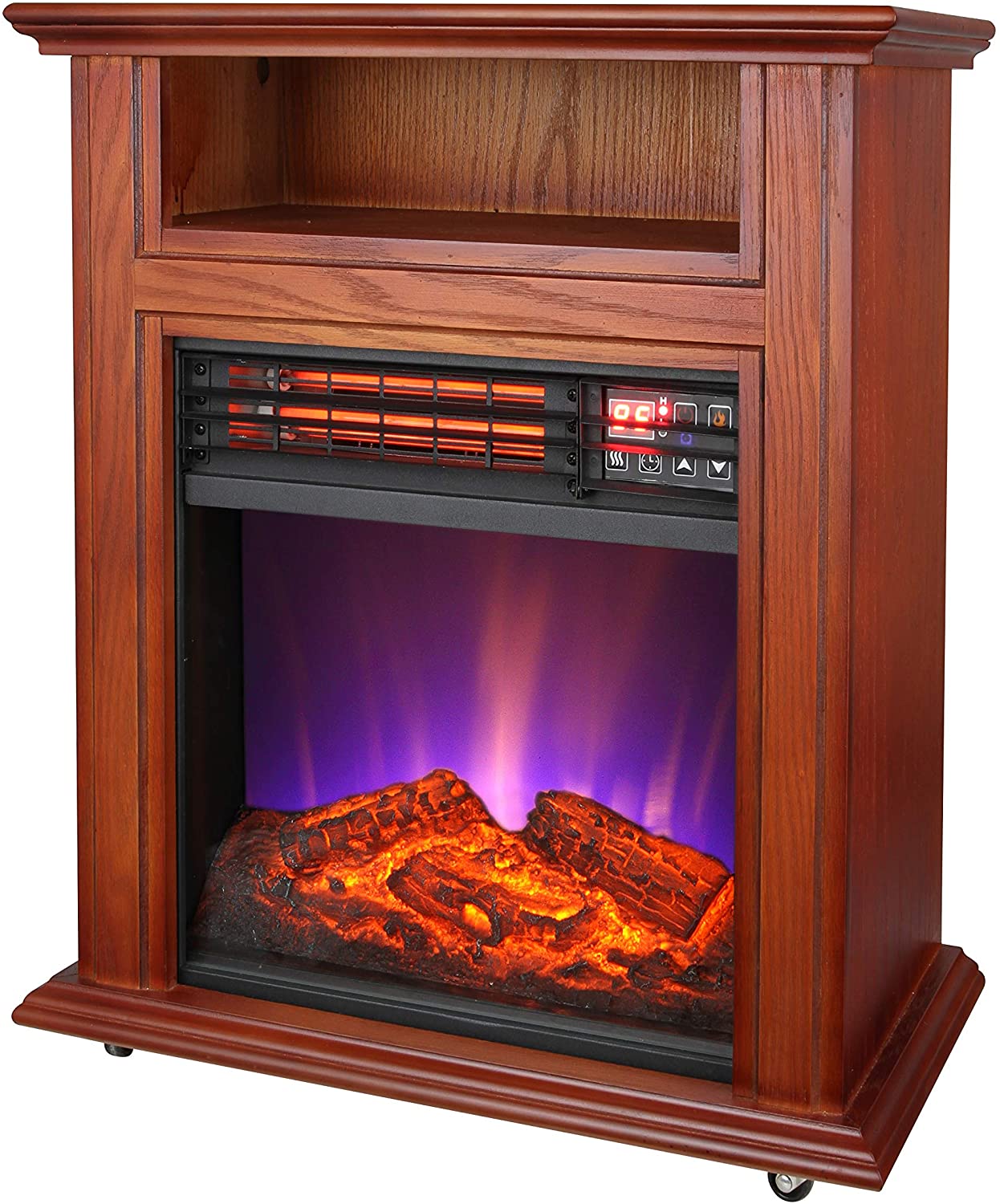 Charm Glow Electric Fireplace Best Of fort Glow Qf4561r Electric Quartz Fireplace