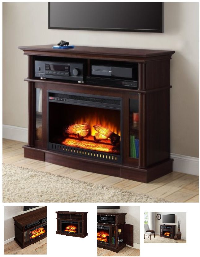 45 Inch TV Stand With Fireplace Media Console Electric 422bd0149f006f7c625fe4a49c0752fb