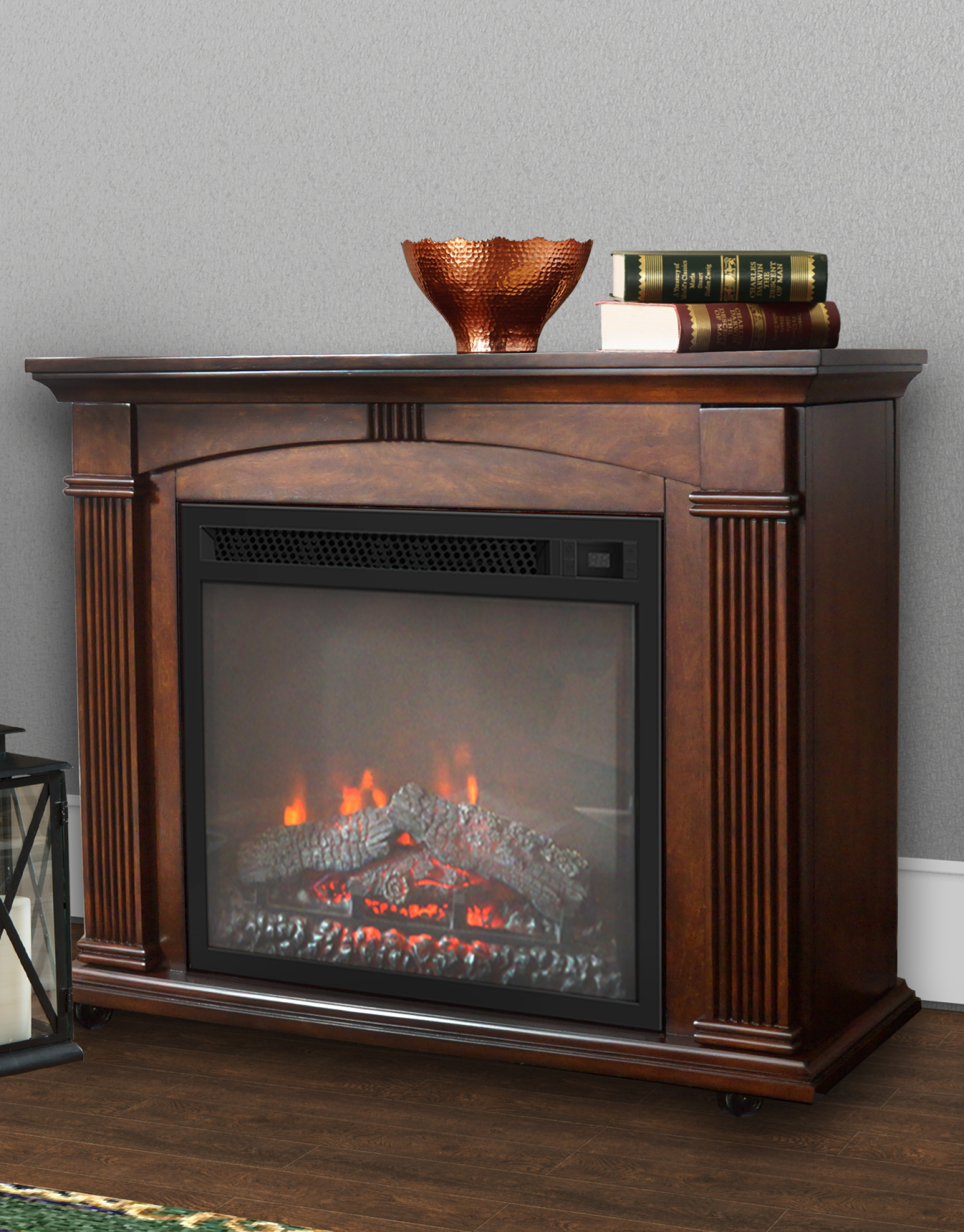 Cherry Fireplace Tv Stand Inspirational Prokonian 37 Inch Mantel Electric Fireplace In Cherry