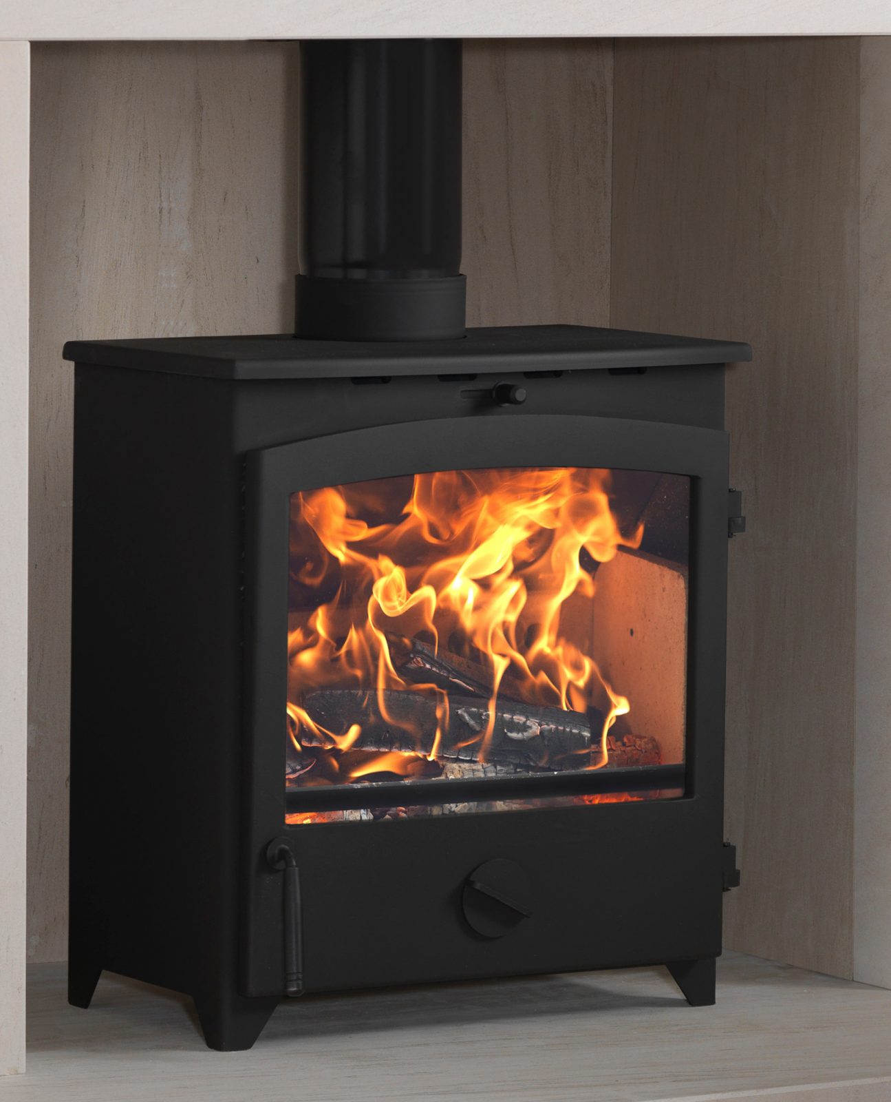 Dual Fuel Fireplace Fresh Go Eco 5kw Wide Multi Fuel Stove