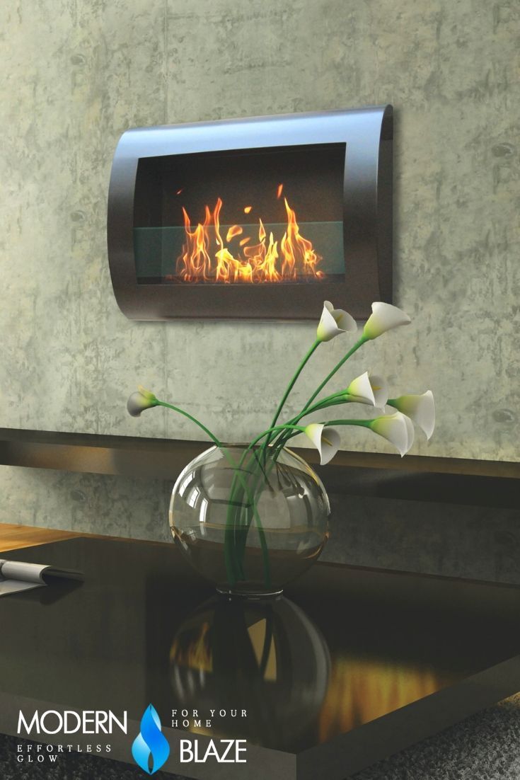 Anywhere Fireplace Chelsea Wall Mounted Ethanol Fireplace 3dddec1b394c15daa9aa3b6a1f939cf6
