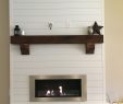 Ethanol Wall Mounted Fireplace Fresh Shiplap Bioethanol Fireplace with Rustic Beam Mantle with