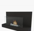 Ethanol Wall Mounted Fireplace New Imaginfires Alden Bioethanol Fireplace Midnight Black at