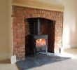 Fireplace Floor Beautiful Learview Vision with Slate Hearth In An original Brick