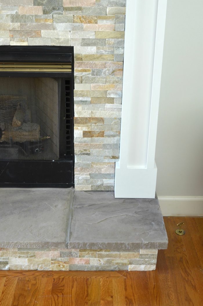 Fireplace Floor Fresh Diy Fireplace Makeover at Home with the Barkers