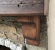 Fireplace Mantel Corbels Awesome How to Hang A Wood Mantel On A Stone Fireplace Using Rebar