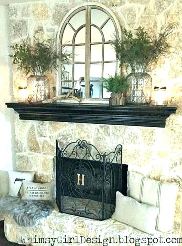 Fireplace Mirror Best Of Decoration Fireplace Decorating Decor Mantel Wall