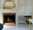 Fireplace Mirror Lovely ornate Wooden Mirror Above Fireplace In Contemporary Living