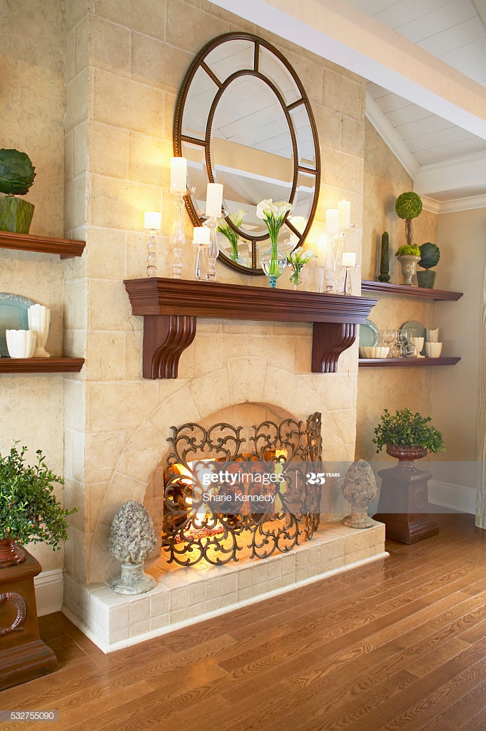 Fireplace Mirror Luxury Mirror Over Fireplace Mantel High Res Stock Getty