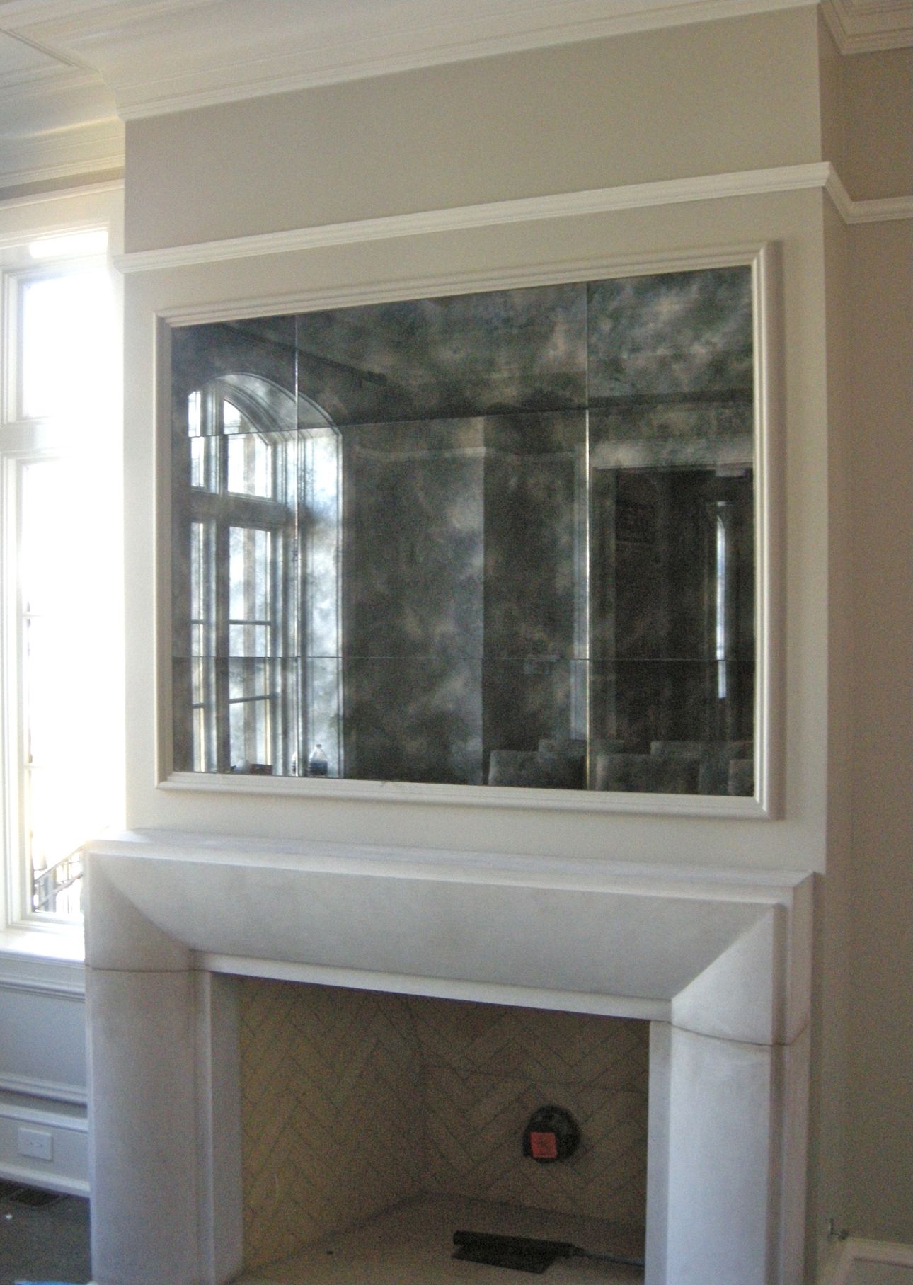 Fireplace Mirror Unique Custom Framed Mirrors