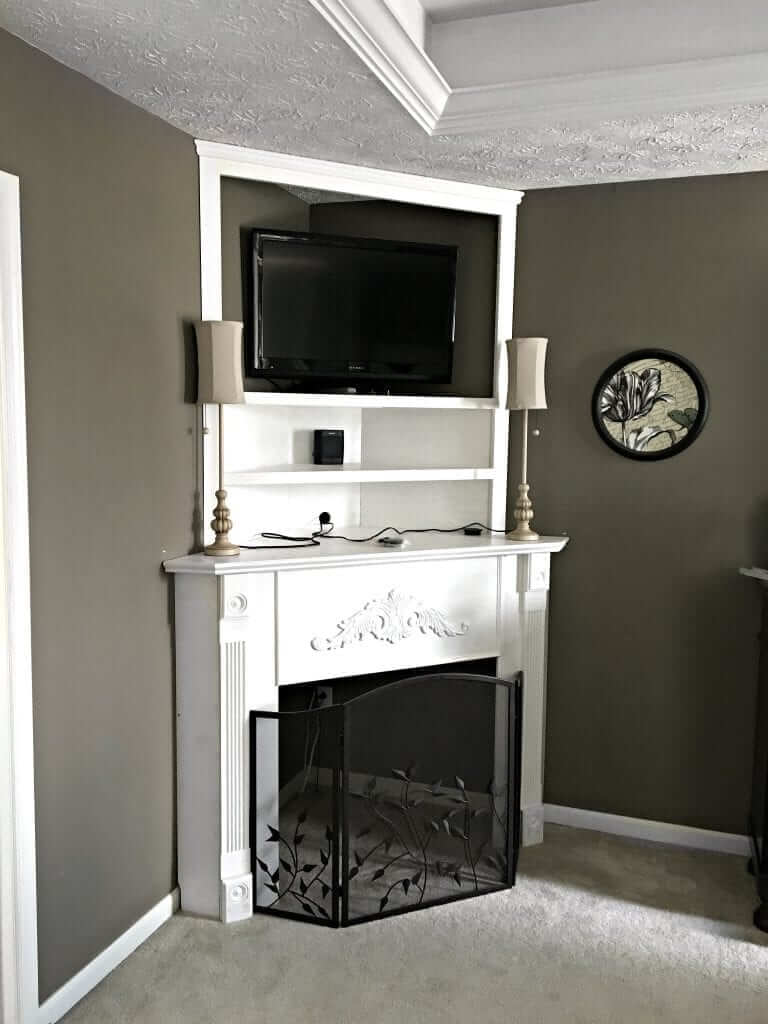 Fireplace Nook Tv Mount Beautiful 16 Best Diy Corner Fireplace Ideas for A Cozy Living Room In