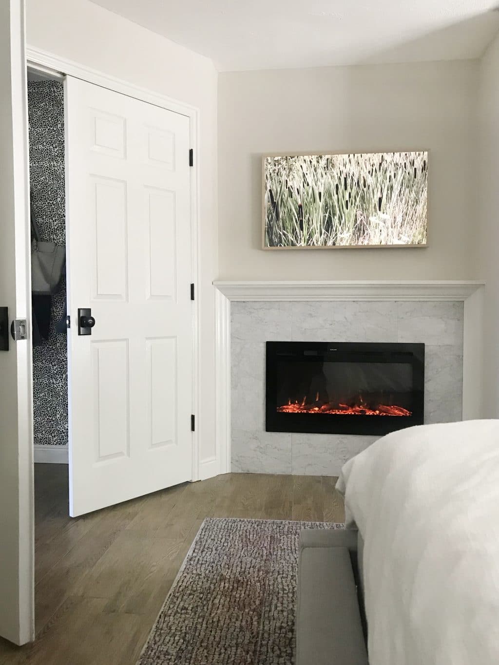 Fireplace Nook Tv Mount Elegant Our Samsung Frame Tv An Unsolicited Review Chris Loves Julia