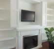 Fireplace Nook Tv Mount Inspirational Built In Tv Nook Over Fireplace with Bi Fold Doors to Hide