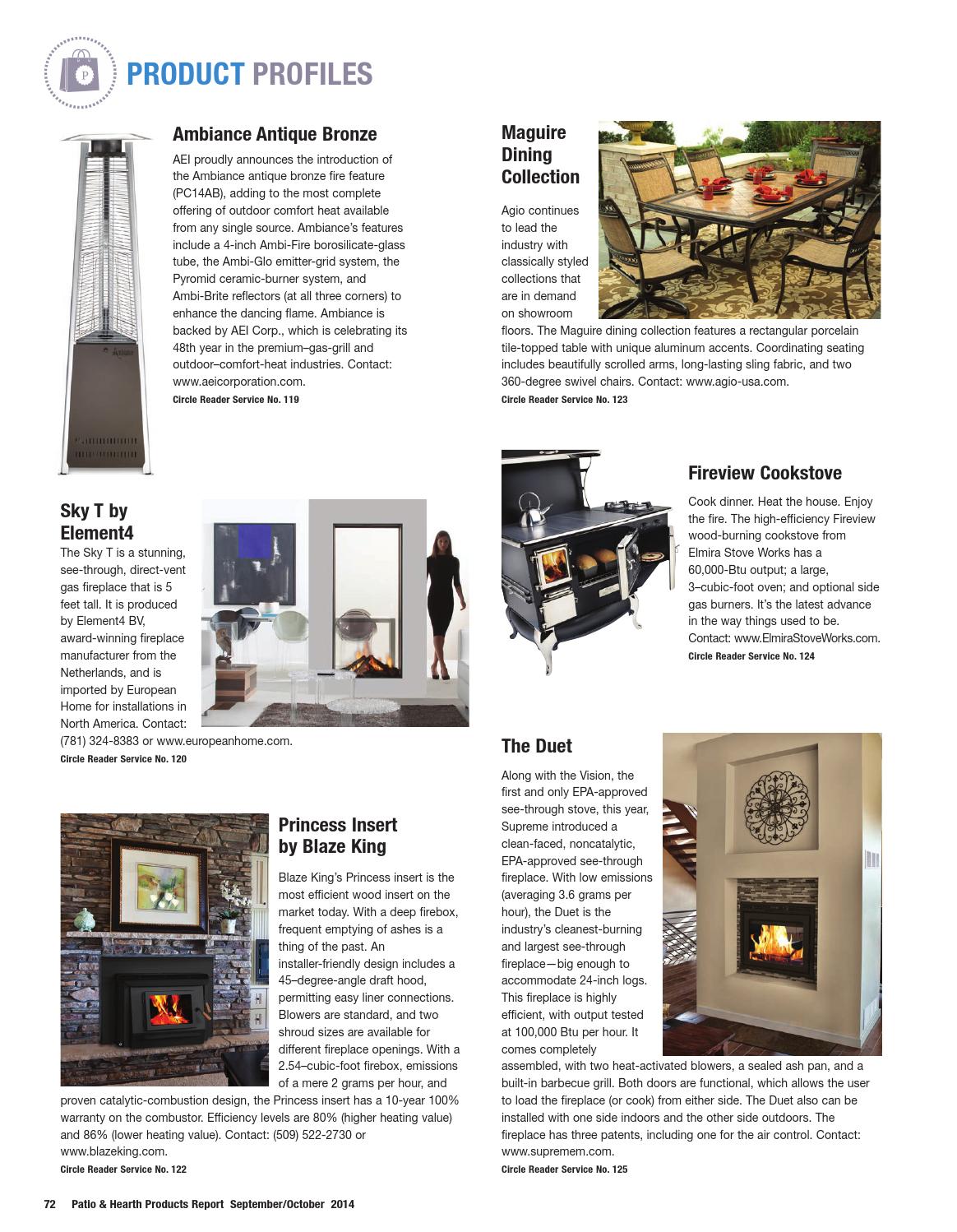 Fireplace Reflectors Beautiful Patio and Hearth Products Report September October 2014 by