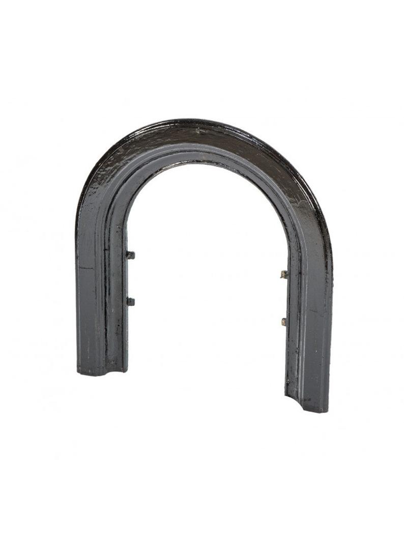 Fireplace Reflectors Best Of 1870s Italianate House Fireplace Cast Iron "horseshoe" Surround with Black Enameled Finish