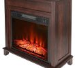 Fireplace Reflectors Elegant Akdy 27" Electric Fireplace Freestanding Brown Wooden Mantel Firebox 3d Flame W Logs Heater