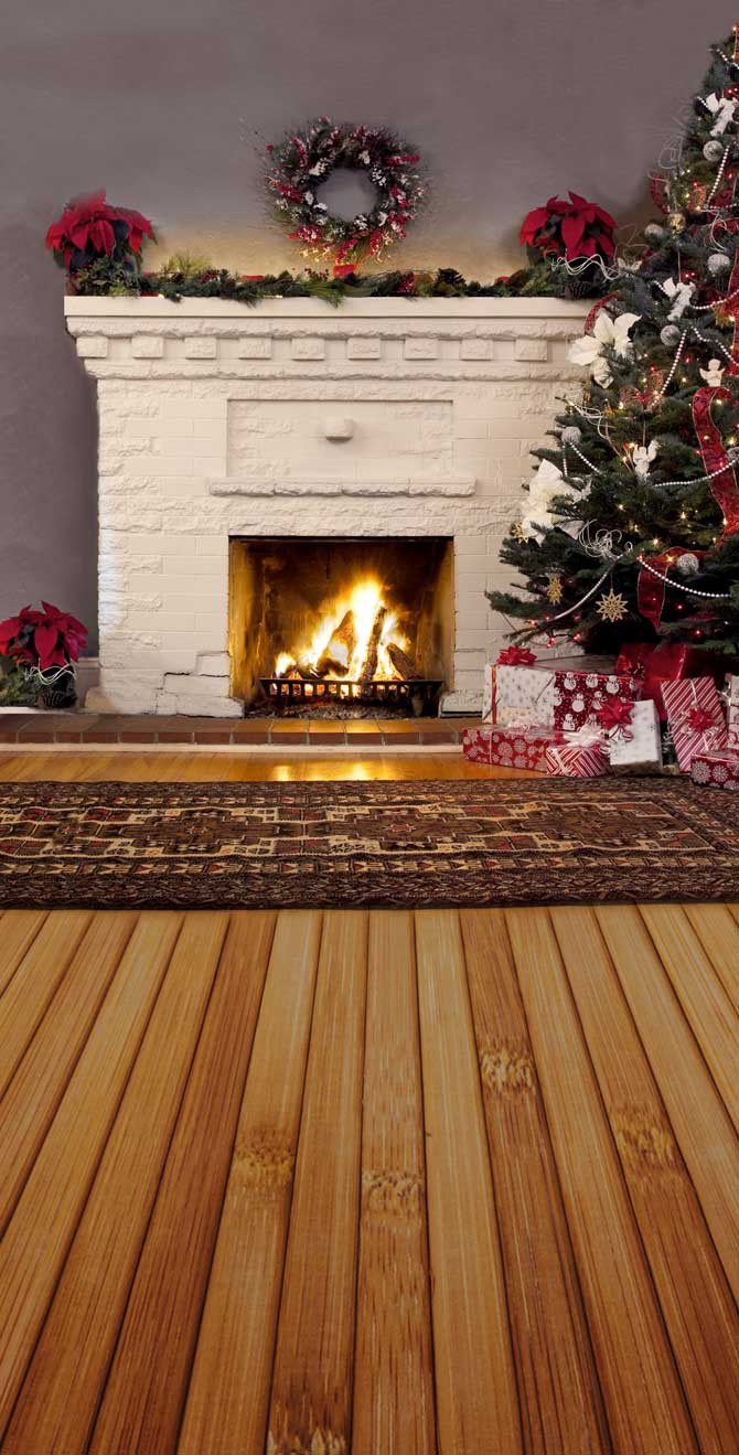 Fireplace Reflectors Inspirational White Fireplace Christmas Backdrop 7819