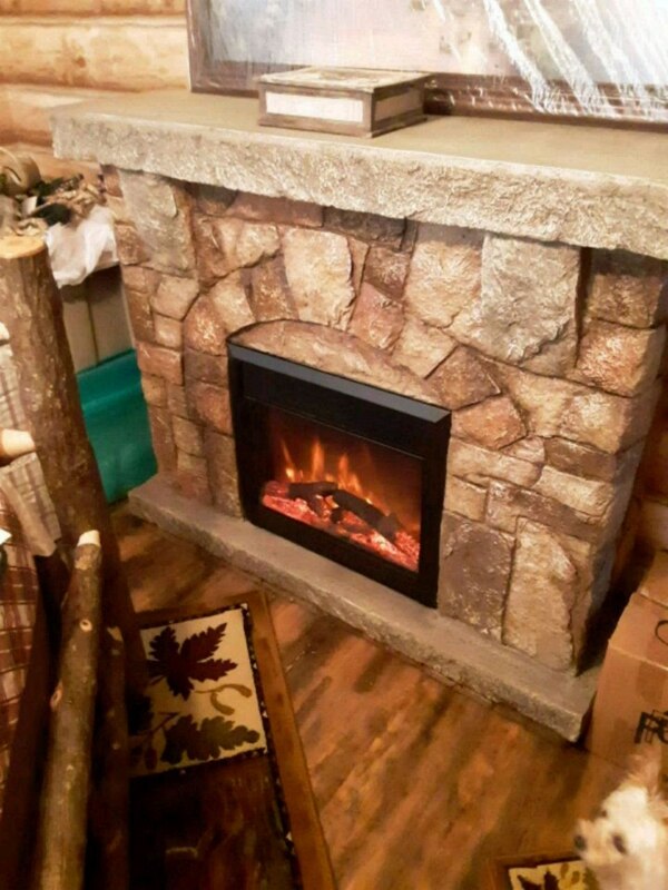 Fireplace Reflectors New New Faux Stone Electric Fireplace