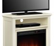 Fireplace Reflectors Unique Novogratz Lytton Electric Fireplace Accent Table Tv Stand Ivory