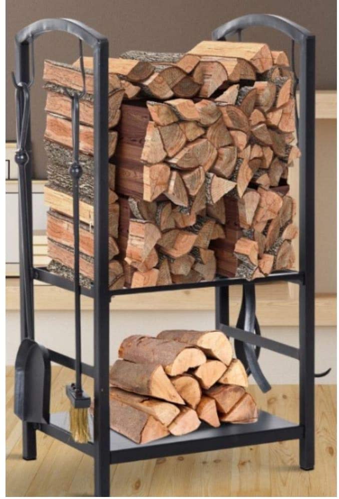 Fireplace Tray Awesome Amazon Firewood Storage Rack with 4 Piece Fire Tending