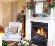 Fireplace Tray Beautiful White Armchair Beside Fireplace with Lit Fire In Country