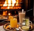 Fireplace Tray Lovely Three Different Hot Drinks On A Tray In Front Of the Fire