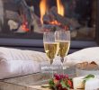 Fireplace Tray New Tray with Champagne Flutes sofa Fireplace In Background