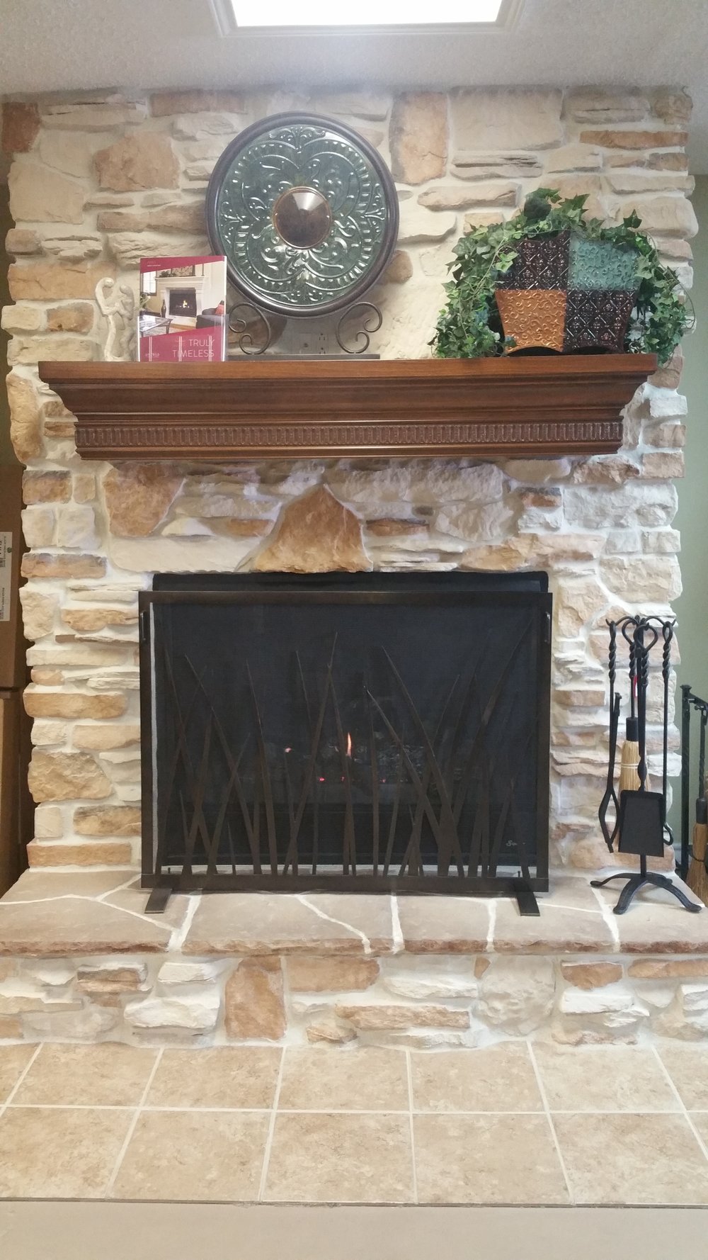 Gas Fireplace Rock Beautiful Leonard S Stone and Fireplace