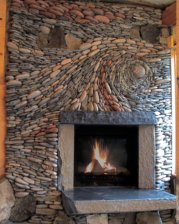 Gas Fireplace Rock Beautiful Magnificent Rock Fireplace with Art Deco touch and Stone
